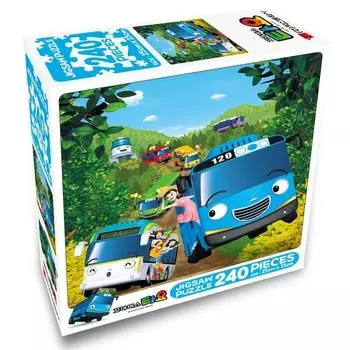 Пазл Tayo Little Bus Spring Picnic, 240 деталей, разные цвета Пазл, Детские игры, Развивающие игрушки
