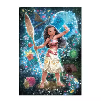 Пазл Tenyo 266 элементов Disney Shining Adventure Spirit (Моана) Серия «Гютто» [Витражное искусство] (18,2x25,7см)