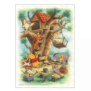 Пазл Tenyo из 108 деталей Disney Owl s House (Винни-Пух) (18,2x25,7см)