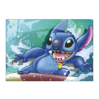 Пазл Tenyo из 266 деталей Disney Surf Rider Stitch Tight Series [Витражное искусство] (18,2x25,7см)