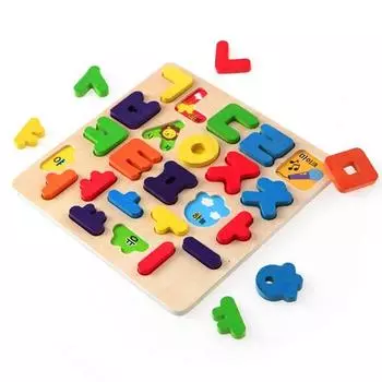 Пазл Todoribro Wood Tree Hangul, 1 комплект, Лучший пазл для малышей в Корее