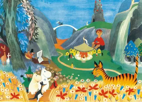 Пазл Yanoman 500 элементов MOOMIN Carousel Party/Moomin (38х53см)