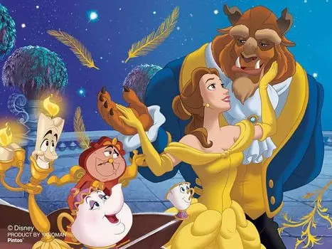 Пазл Yanoman из 150 деталей Petit Paris Clear Series Disney Sparkling True Love Запросить часть Почтовая открытка с мольбертом (7,6x10,2см) 2308-12