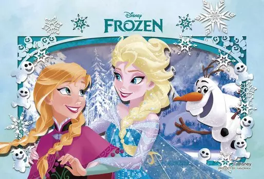 Пазл Yanoman из 70 деталей Precious Frozen Art Fantasy/Disney [Prism Petit] (10x14,7см)