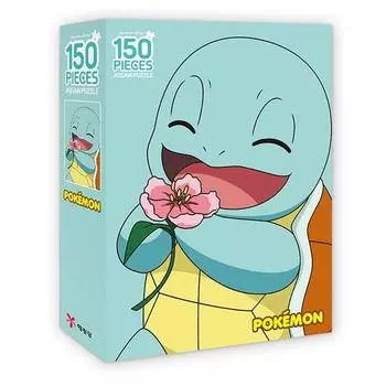 Пазл Yerimdang Pokemon Fancy, 150 деталей, Пазл Сквиртл с цветами, Детские игры, Развивающие игрушки