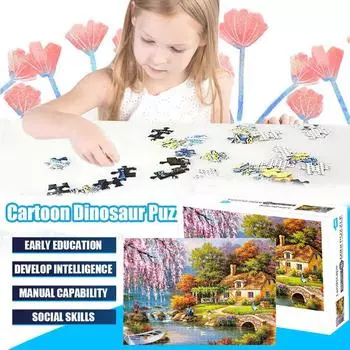 Пазлы для взрослых, 1000 предметов, игра-головоломка, интересные игрушки, 16,5x11,7 дюйма