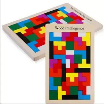 Пазлы Волшебный Танграм Детские Деревянные Развивающие Игры Lol Хобби Детская Головоломка Тетрис Кубики Пазлы Детские Игрушки Дети Мальчики Девочки