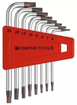 PB hex lobe wrench set L-type (no pack) 410H/6-25 410H/6-25