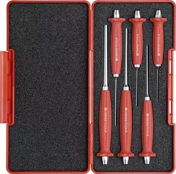 PB SWISS TOOLS 758SET Parallel pin punch with handle BOX set