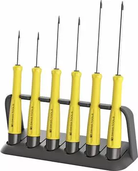 PB SWISS TOOLS 8640ESD Swiss Grip ESD Precision Screwdriver Set Stand
