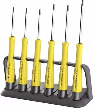 PB SWISS TOOLS 8643ESD Swiss Grip ESD Precision Отвертка Подставка Набор