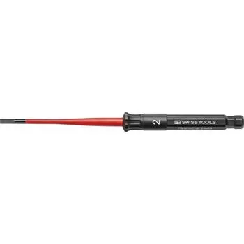 PB SWISS TOOLS PB Swiss Tools 5215 Серия изолированных стержней отверток для винтов Изолированный стержень отвертки Толщина наконечника x Ширина наконечника M2.5 Плоская головка