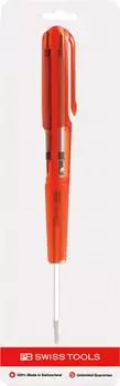 PB SWISS TOOLS PB Swiss Tools Slim Handle 52 Driver Blade Included Interchangeable Driver Insider Mini Pocket Tool Pack Total Length 155mm 169.V01CN