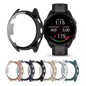 Корпус ПК с пленкой из закаленного стекла для 165 Защитная крышка Корпус смарт-часов Оболочка Защитная пленка для экрана часов белый