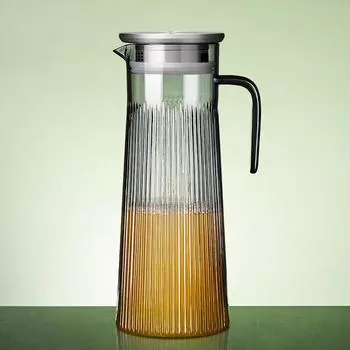 PC Cold Kettle Heat Resistant Acrylic Anti-fall Home Tea Pot Drink Juice Water Jug Transparent Cool Pitcher with Filter