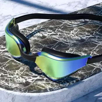 PC HD широкоугольные очки для плавания с защитой от ультрафиолета очки для плавания с переносицей для подводной активности style 4