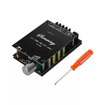 PCB усилитель HiFi цифровой 150 Вт x 2 2-канальный стерео регулятор громкости рассеивание тепла динамик усилительная плата