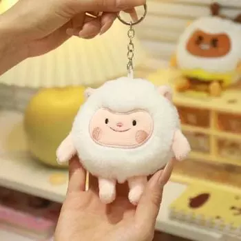 Пчела Овечка Маленькая овечка Плюшевый брелок Плюшевая овечка Дундонг Плюшевый брелок Украшение B