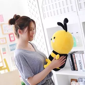 Пчела плюшевая игрушка кукла животное подарок на день рождения пчела день когти машина реквизит (20см) #В