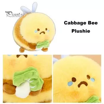 Пчела, плюшевая игрушка, овощная акула, рама, открывающаяся пчела, плюшевая кукла, подушка для дома, офиса, спальни, диван, украшение для дивана, подарок на день рождения для детей и взрослых A