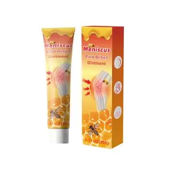 Пчелиное молоко Крем для позвоночника, плеч, шеи, талии, ног, крем для суставов, увлажняющий крем, крем для суставов с прополисом 20 г One Size жёлтый