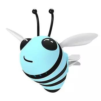 Пчелиный автомобильный автовыпуск, парфюмерный зажим, аромат, орнамент, освежитель воздуха синий