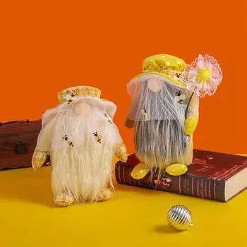 Пчелиный фестиваль, гном, домашний плюшевый гном, куклы, украшение, праздничное украшение