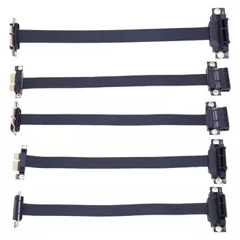 PCI-E3.0 PCI Express 36PIN 1X Удлинительный кабель PCIE с позолоченным разъемом Кабель PCIE Riser 90/180 градусов Удлинительный кабель 20 см 90 To 90 Up