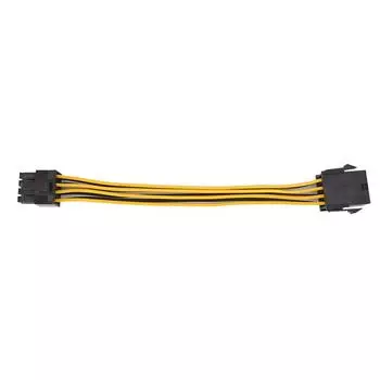 Pci-E 8-контактный штекер на 8-контактный гнездовой Pci Express удлинительный кабель питания для видеокарты