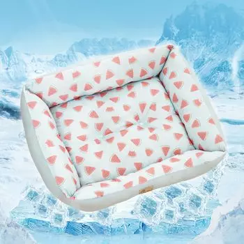 PCM Температура Лежак для собак Летняя Лежак для кошек Летняя Лежак для домашних животных Прохладный Лежак для кошек Лежак для домашних животных Летняя Подушка Коврик для домашних животных Охлаждающий Охлаждающий Коврик для домашних животных зелёный