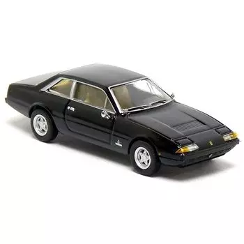 PCX87 1/87 Ferrari 365 GT4 2+2 1972, черный мини-автомобиль Ferrari в масштабе HO