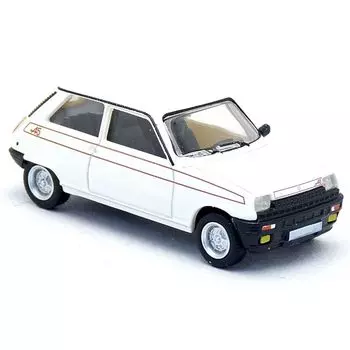 PCX87 1/87 renault 5 alpine 1980 белый мини-автомобиль Renault alpine масштаб HO