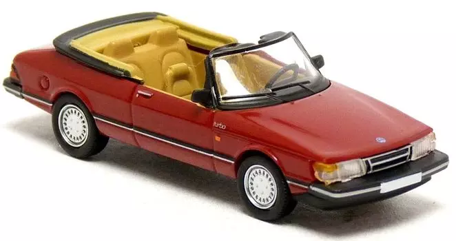 PCX87 SAAB 900 Cabriolet 1986 Красный PREMIUM CLASSIXXS SAAB 900 Cabriolet HO Scale Mini Car 1/87 красный