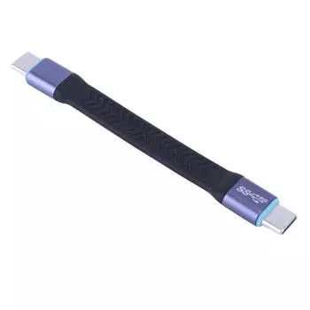 PD 100W Type C - USB C 3.2 кабель передачи данных Gen 2 20Gpbs USB3.2 быстрая зарядка USB короткий кабель передачи данных шнур 8K 60 Гц для SSD камера телефона spain