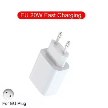 PD 20W USB C быстрая зарядка для iPhone 13 12 11 14 Pro Max 7 8 Plus Mini XS XR X быстрая зарядка USB Type C кабель для зарядного устройства iPhone EU 20W Fast Charger