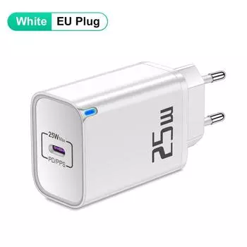 PD 25W USB C зарядное устройство для мобильного телефона зарядное устройство для быстрой зарядки Type C зарядное устройство Quick Charge 3.0 адаптер для iPhone Xiaomi Samsung EU White