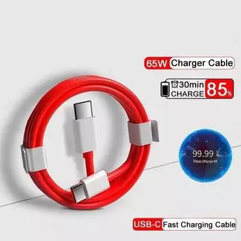 PD 65W Supervooc кабель для быстрой зарядки для Ace 12 11 10T 9 8T 7T Pro USB C к Type C кабель Warp Dash Charge 6T 5T Data Wire 1 M