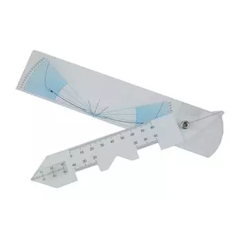 Линейка PD Инструмент для измерения зрачков Измеритель расстояния между зрачками Офтальмологический инструмент Очки Линейка для измерения расстояния между зрачками