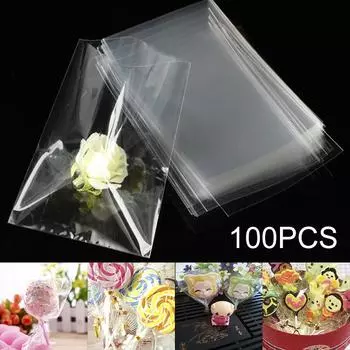 PDTO 100 шт. новые маленькие прозрачные целлофановые пакеты, виолончель, сладости, печенье, леденцы, пакеты для торта