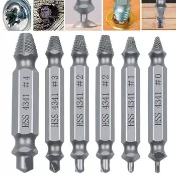 PDTO 1 комплект HSS 4341 # Набор инструментов для снятия поврежденного винта, сверла, инструмента для удаления шпилек