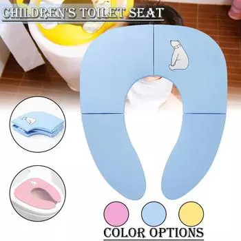 PDTO 1 шт. портативный складной детский горшок для унитаза Чехлы для унитазов Pad Подушка