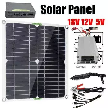 PDTO 200 Вт комплект солнечной панели 12 В контроллер зарядного устройства инвертор караван открытый