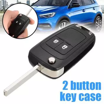 PDTO 2-кнопочный откидной чехол-брелок с дистанционным управлением для Opel Vauxhall Astra Insignia