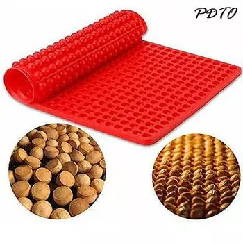 PDTO 468 Полость Мини-круглая форма для лакомств для собак Силиконовая форма для шоколада Полусфера