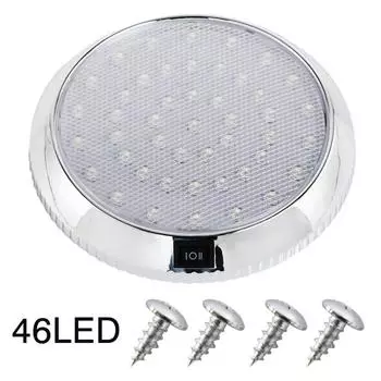 PDTO 46LED потолочные светильники для кабины DC12V автомобильный караван фургон прицеп внутренняя лампа для чтения