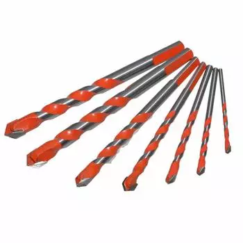 PDTO 7 шт. 3 мм-12 мм многофункциональные сверла для пробивания отверстий в керамике и стекле рабочие