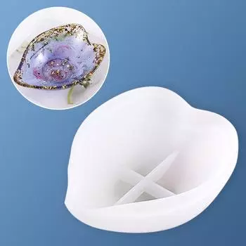 PDTO DIY овальное блюдце в форме листа, посуда, силиконовая форма, литье из смолы, эпоксидная форма, инструменты для рукоделия