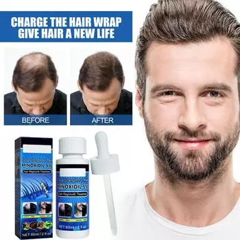 PDTO Миноксидил 5% Экстра Сила для Мужского Жидкого Средства Для Восстановления Волос 60 ml