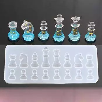 PDTO новые креативные шахматные фигуры, смола, эпоксидная форма, силиконовая форма, инструменты для рукоделия «сделай сам»