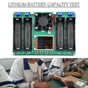 PDTO Новый 4CH 18650 Детектор сопротивления емкости аккумулятора Автоматический разряд разряда